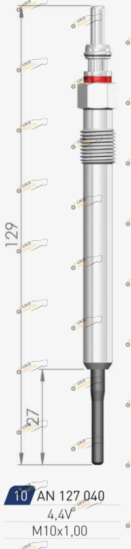 Свеча накаливания A-N PARTS 127 040